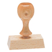 50 mm 6 lines wooden stamp
